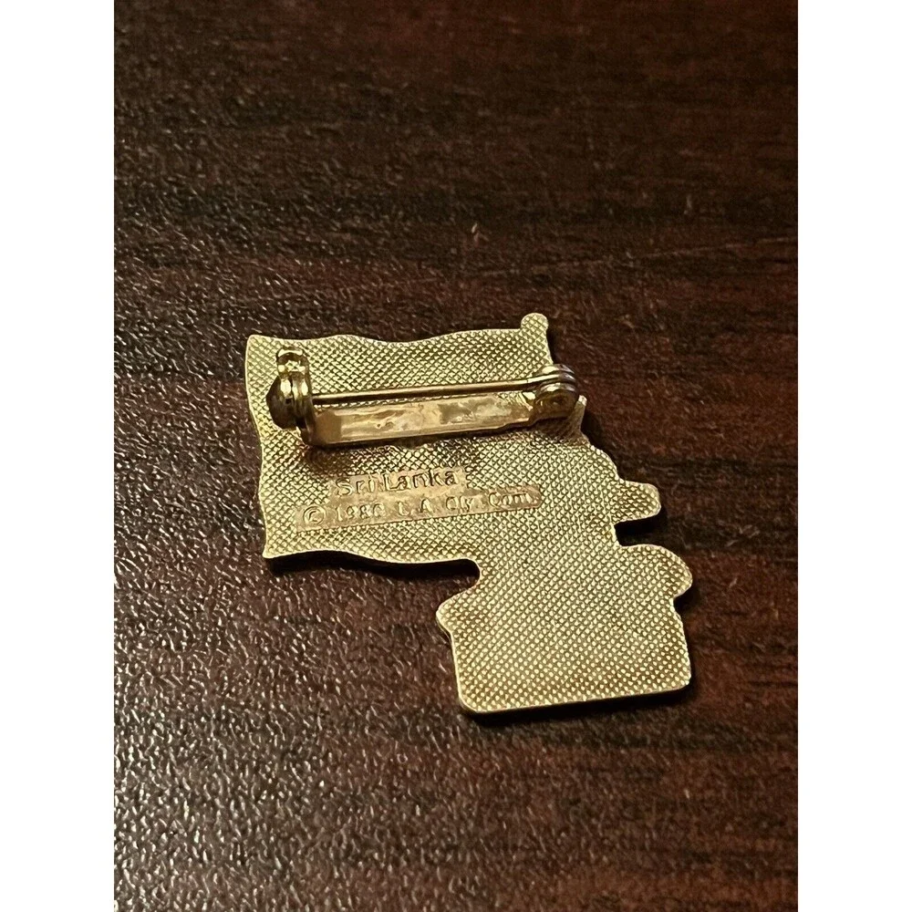 Vintage 1984 Los Angeles Olympics Coca Cola‎ Sam Eagle Sri Lanka Flag Lapel Pin